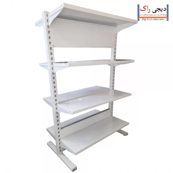  قفسه دوطرفه فروشگاهی پایهT
