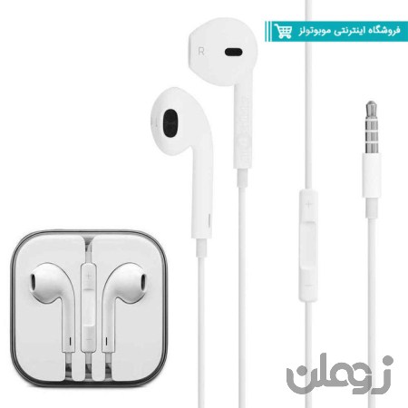 هندزفری آیفونی اصلی EarPods با میکروفون عالی MD827ZM/B