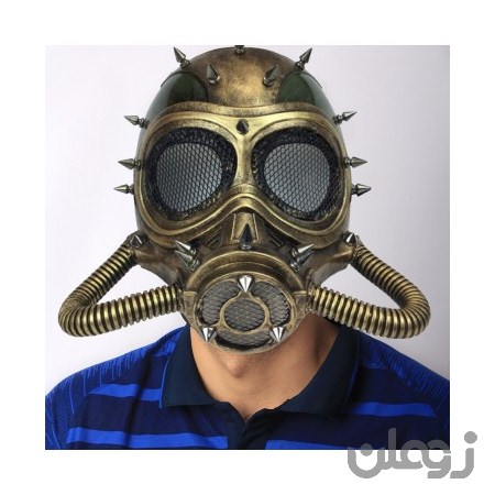 ماسک صورت ماسک استودیو گاز شیمیایی طلایی MasqStudio Halloween Costume Cosplay Masquerade Gas Mask (Gold)