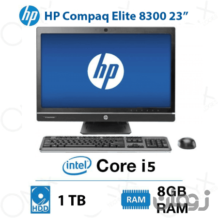  ال این وان HP Compaq Elite 8300 Core i5 4GB 500GB Intel All-in-One PC کد 10101
