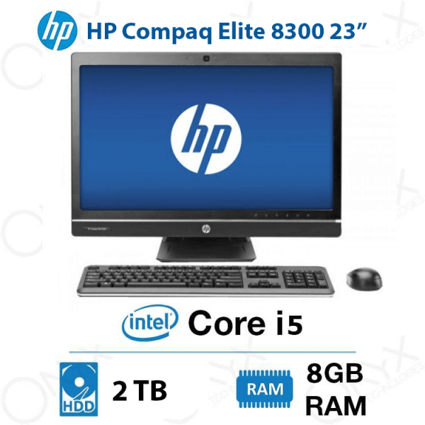  ال این وان HP Compaq Elite 8300 Core i5 4GB 500GB Intel All-in-One PC