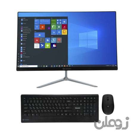  کامپیوتر آماده AIO اینوورس 24 اینچی مدل A2412W پردازنده Core i3 رم 8GB حافظه 1TB HDD گرافیک Intel