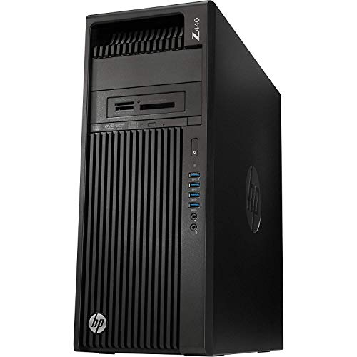 2019 HP Workstation Z440 Computer Desktop Business، Intel Xeon E5-1607 v4 3.1GHz Quad-Core، RAM 8 GB DDR4، 1TB SSD، DVDRW، گرافیکی گنجانده نشده ، 8X USB 3.0 ، صفحه کلید