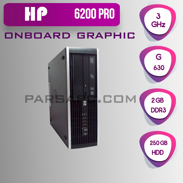  مینی کیس HP 6200 G630