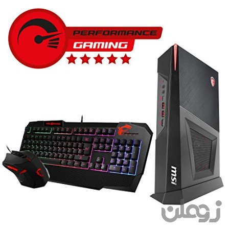  پردازنده بازی MSI Trident 3 VR7RC Gaming - پردازنده چهار هسته ای Intel Core i7-7700 تا 4.20 گیگاهرتز ، حافظه 8 گیگابایتی ، هارددیسک 1TB ، 3 گیگابایت انویدیا GeForce GTX 1060 ، ویندوز 10