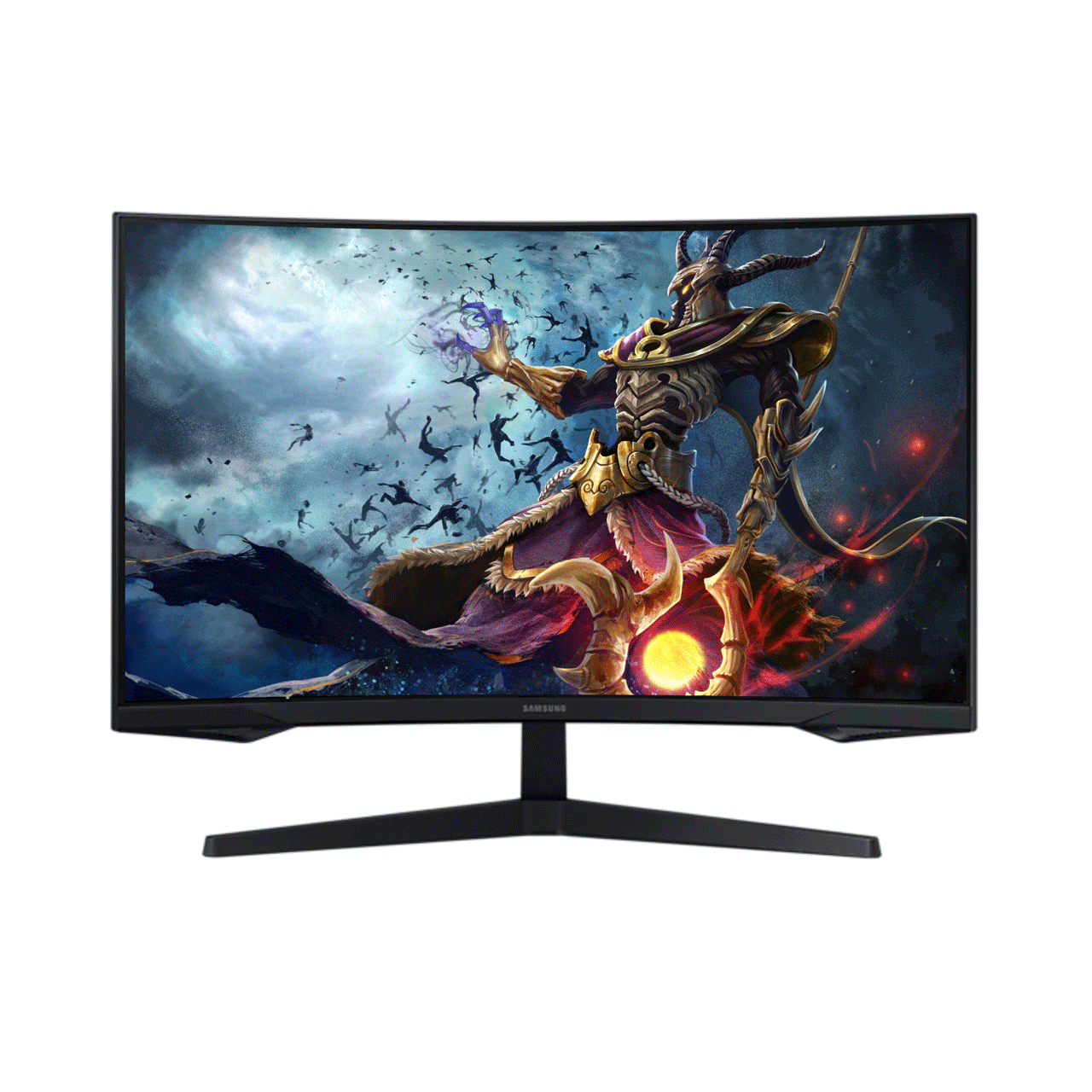 مانیتور مخصوص بازی سامسونگ مدل LC32G55TQ-W سایز32 اینچ