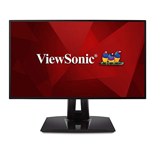 مانیتور ViewSonic VP2458 Professional 24 اینچ 1080p با دقت 100٪ sRGB Delta E &lt;2 دقت رنگ برای خانه و محل کار