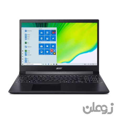  لپ تاپ 15 اینچی ایسر مدل Acer Aspire7 A715 - 75G - 52C2 - B