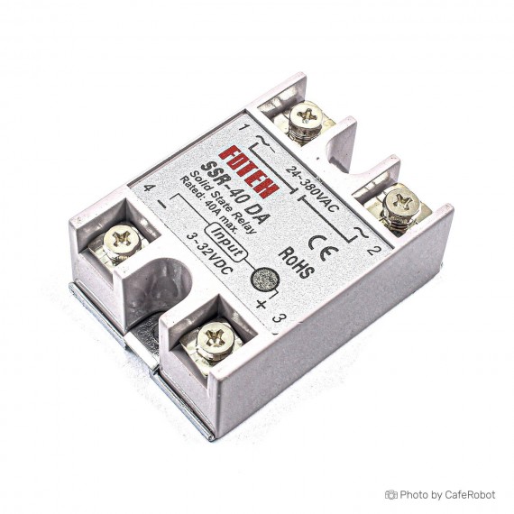  رله SSR-40DA Solid State - رله 24-380 ولت 40 آمپر