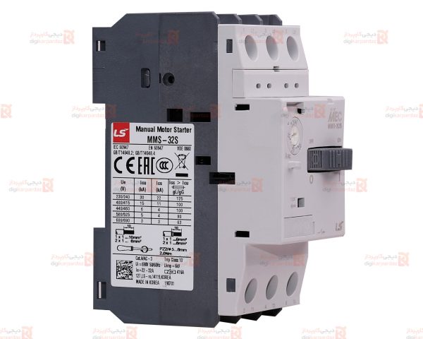  کلید حرارتی ۳۲-۲۲ آمپر LS مدل MMS-32 32A حفاظت موتورسه فاز ۱۵ کیلوات