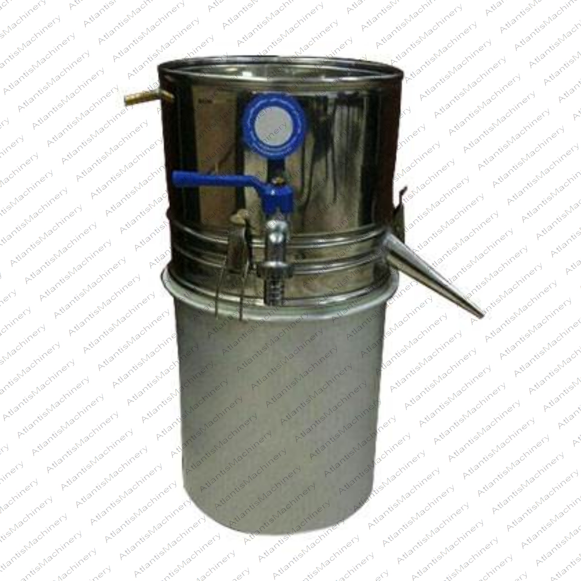 دستگاه تقطیر(عرق گیر) 30 لیتری سنتی لوله کوتاه با کندانسور(خنک کننده) آبی ایرانی