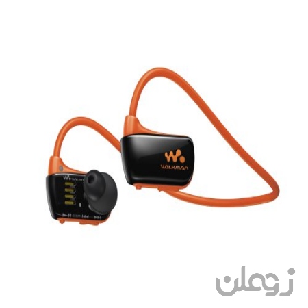  MP3 Walkman NWZW273S 4 GB MP3 Player Sportsproof Water (نارنجی) با گوشواره شنا