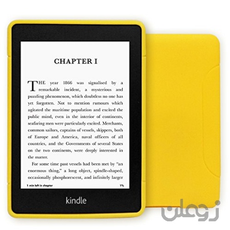 Young me 10th Kindle Cover Paper Paper Cover Cover - پوشش محافظ ژلی TPU Slim Fit TPU برای سال 2018 All-New Kindle Paper (زرد)