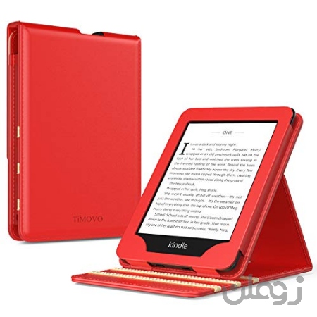 TiMOVO Case سازگار با Kindle Paperwhite E-Reader (نسل 10th ، انتشار 2018) - عمودی جلد چند منظوره روی جلد ایستاده با خودکار خواب / Wake Fit Amazon Kindle Paperwhite ، قرمز