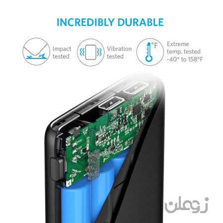  شارژر همراه انکر مدل A1214 PowerCore ظرفیت 10400 میلی آمپر ساعت