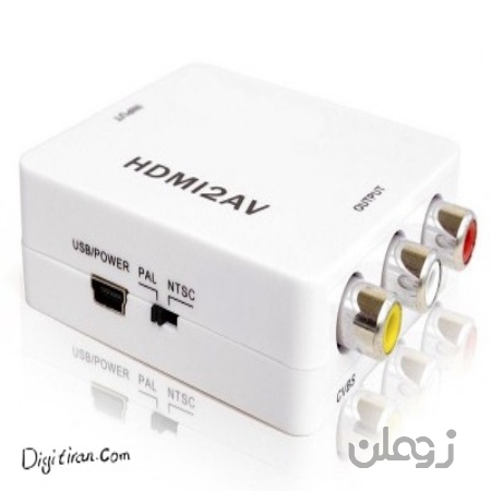 تبدیل HDMI به AV | تبدیل اچ دی ام آی به سه فیش | مبدل HDMI 2 AV