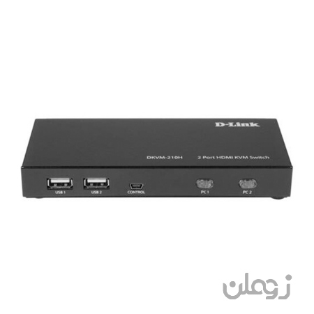  سوئیچ 2 پورت کی وی ام USB دی لینک مدل DKVM-210H