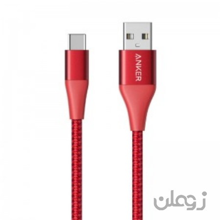 کابل تبدیل USB به UBS C انکر مدل A8462 PowerLine+ II طول 0.9 متر