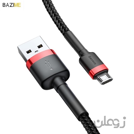 کابل شارژ دوطرفه USB به Micro USB مدل Cafule Cable طول 1 متر برند Baseus