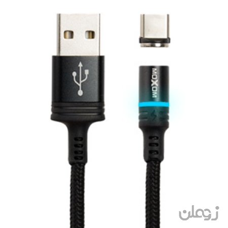  کابل شارژ مغناطیسی USB به Micro USB موکسوم مدل MX-CB38