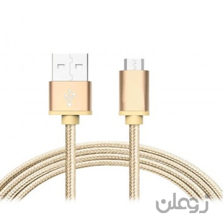 کابل Micro USB کنفی با کانکتور فلزی (موبایل و تبلت) فرانت