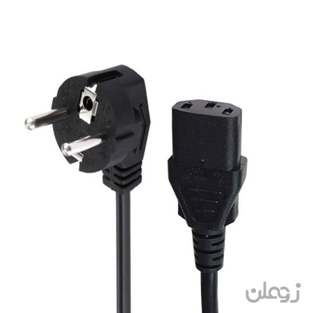کابل برق 3 پین کامپیوتر طول 1.5 متر