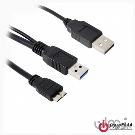  کابل میکرو USB3.0 هارد اکسترنال فرانت مدل FN-U3CY02 به طول 0.2 متر