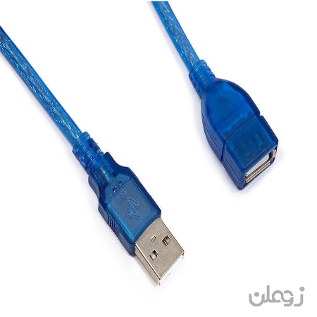 کابل افزایش طول USB شیلد دار به طول ۰٫۵ متر