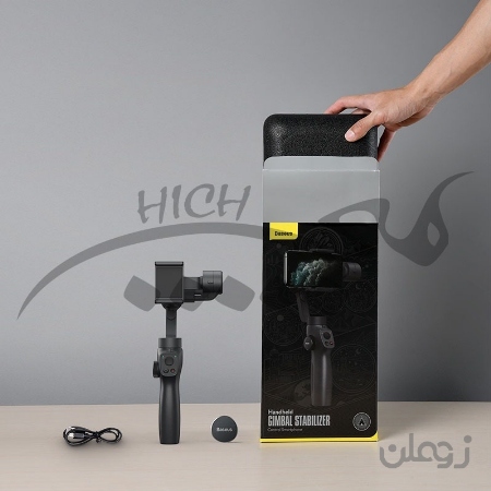  گیمبال موبایل بیسوس Baseus Control SUYT-0G Smartphone Handheld Gimbal Stabilizer-Gray