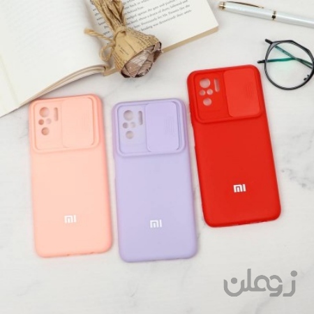  قاب سیلیکونی TPU محافظ لنزدار کشویی Xiaomi Redmi Note 10