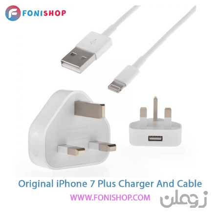 کابل و شارژر اصلی آیفون iPhone 7 Plus