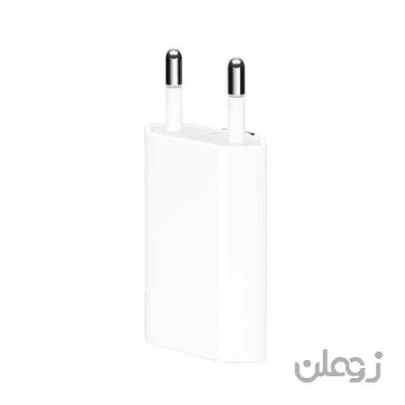 آداپتور 5 وات USB اپل مدل A2118 اصلی