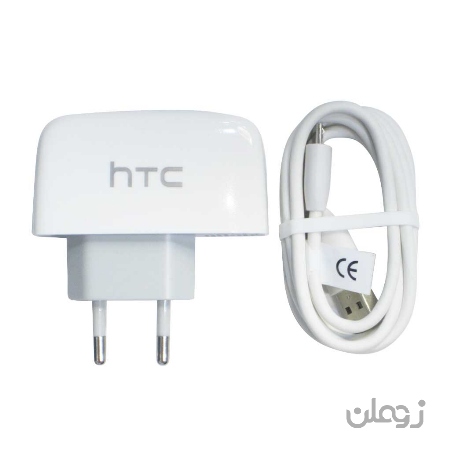 شارژر اورجینال اچ تی سی مدل TCP450-EU به همراه کابل