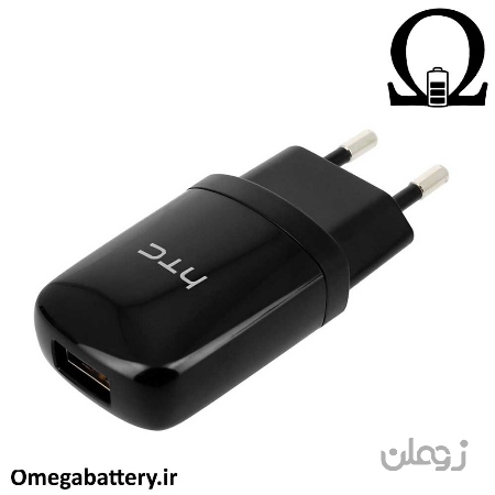 آداپتور 2 پین فست شارژ 15 وات و 12.5 وات اصلی اچ تی سی HTC