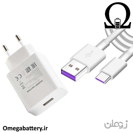  شارژر دیوارى فست شارژ و سریع اصلى همراه کابل هواوى گوشى Huawei mate 10