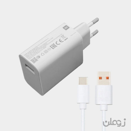  شارژر دیواری 27 وات شیائومی مدل MDY-11-EZ به همراه کابل تبدیل USB-C