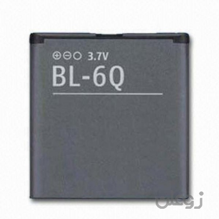  باتری موبایل نوکیا مدل BL-6Q با ظرفیت 970Mah مناسب برای گوشی موبایل نوکیا 6700 Classic