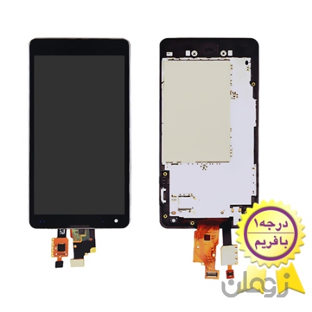  تاچ و ال سی دی گوشی ال جی اپتیموس با فرم    LCD LG  Optimus E975 with frame