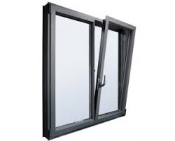  پنجره upvc مشکی یک در یک