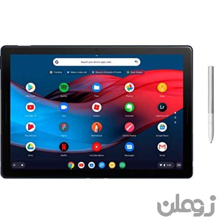  Google Pixel Slate 12.3 "Tablet LCD Tablet w / Pixelbook Pen | Intel 8 Generation Core M3 | 8GB Memory | 64 GB SSD | Reader اثر انگشت | Chrome OS | نیمه شب آبی