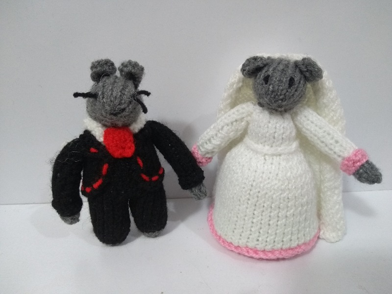 عروسک موش عروس و داماد