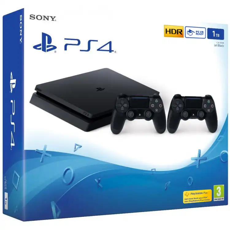 PS4 Slim 2216 HDR 1TB With 2Controller