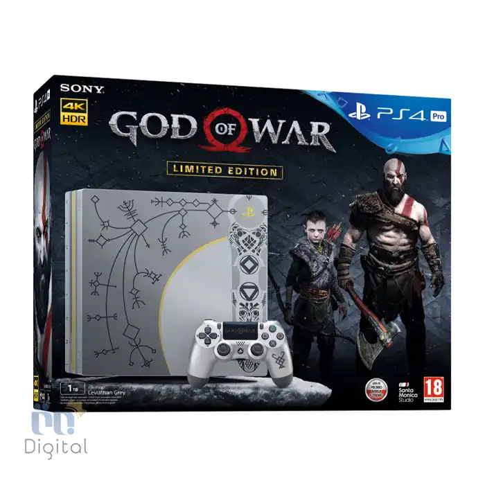 کنسول سونی مدل PlayStation 4 Pro باندل Limited Edition God of War ظرفیت ۱ ترابایت ریجن ۲