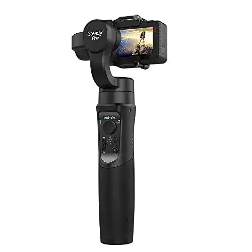  Hohem iSteady Pro ، استابلایزر 3-محور دستی GoPro Gimbal برای GoPro Hero 7 6 5 4 3 ، دوربین اکشن Yi 4K ، سونی RX0 ، SJCAM ، 12h Run-Time ، کنترل های APP برای مرور زمان ، پیگیری ، پانورامای خودکار