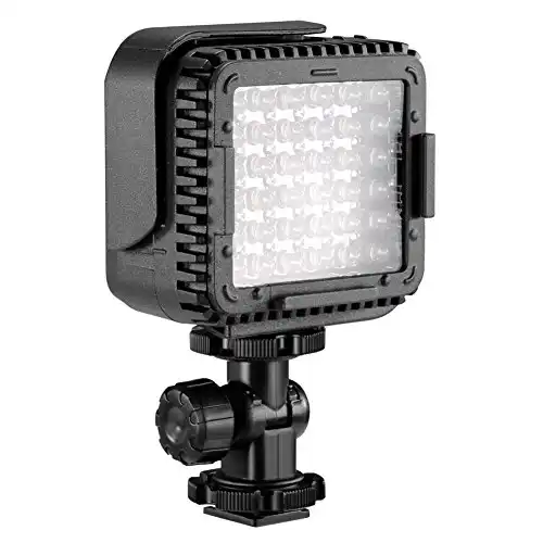  Neewer Ultra Bright Mini Video Light Light - پانل LED با قدرت زیاد Dimmable با نور 36 سازگار با DJI Ronin-S OSMO Mobile 2 Zhiyun WEEBILL Smooth 4 Canon Gimbal Canon Nikon Sony DSLR دوربین های دیگر و غیره