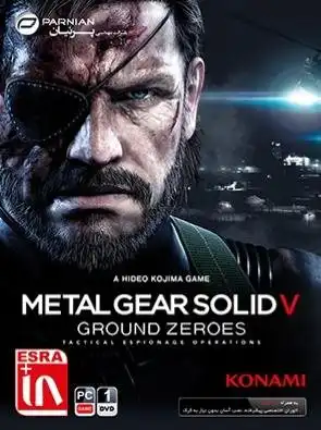 بازی  متال گیر سالید: گراند زیروز Metal Gear Solid V-Ground Zeroes مخصوص کامپیوتر و لپ تاپ 1 DVD