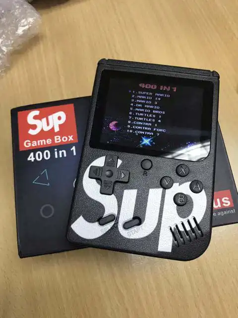 کنسول بازی قابل حمل ساپ گیم باکس مشکی Sup Game Box Plus 400