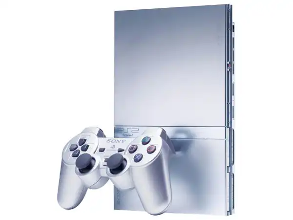 کنسول بازی پلی استیشن 2 اسلیم نقره ای (PlayStation 2)