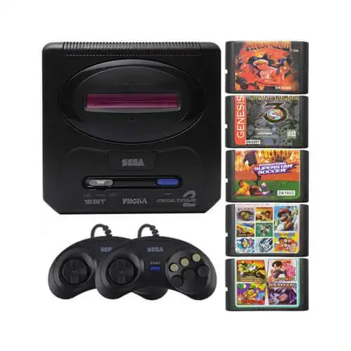 Game Console Whit 5 Games SEGA Mega Drive 2 F205A