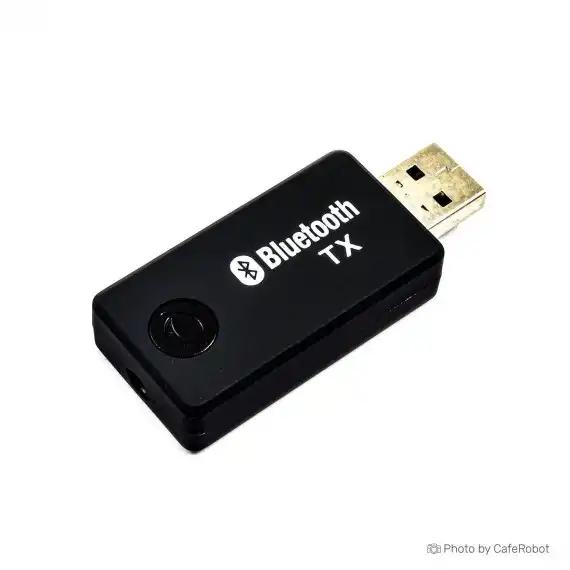  دانگل USB فرستنده صوتی بلوتوث دارای ورودی صدا 3.5 میلیمتری